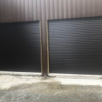 black roller doors