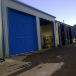 blue roller doors