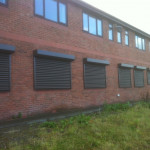 black window rollers