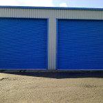 blue roller doors